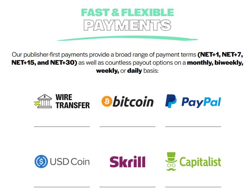 Payment Options adcash