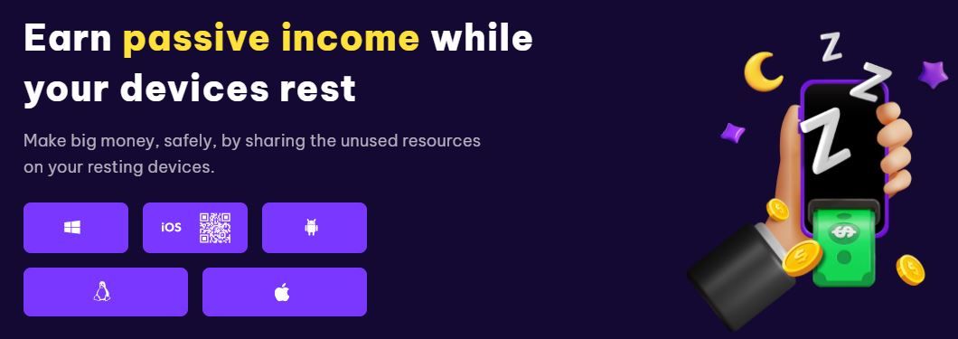 Earn passive income while your devices rest
