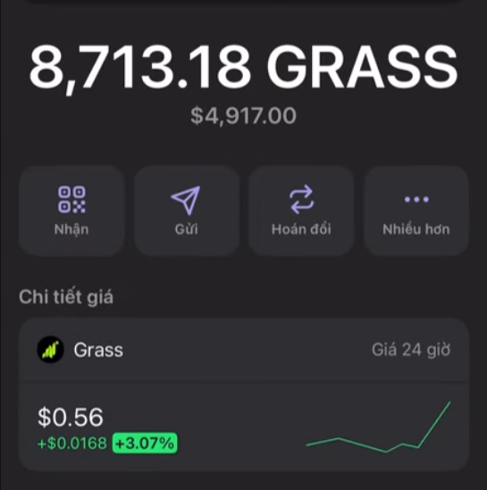 My Grass ss1 airdrop results