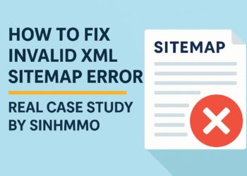 How to Fix Invalid XML Sitemap Error – Real Case Study by SinhMMO