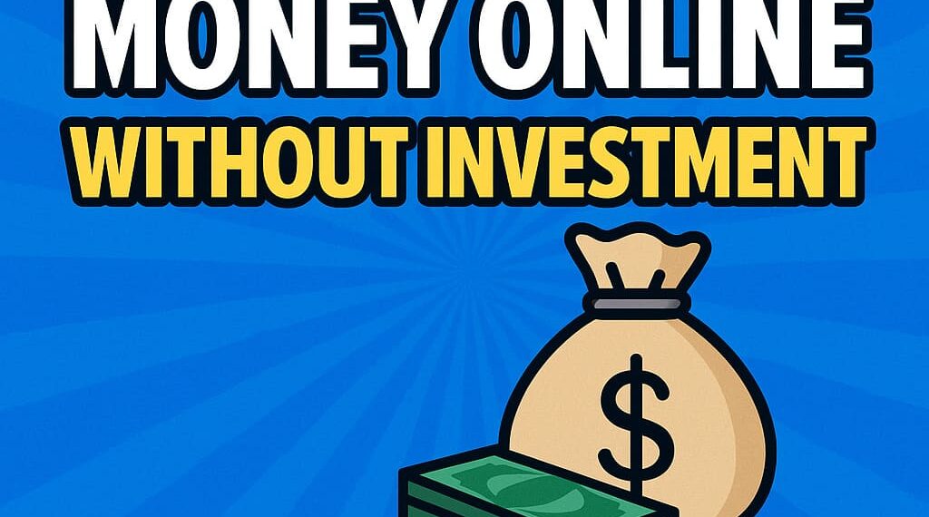 How to Make Money Online Without Investment in 2025
