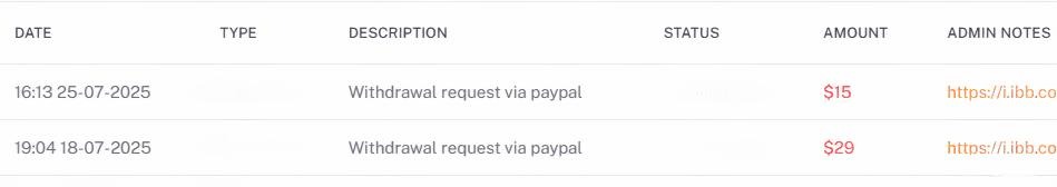 payment proof Loadvid
