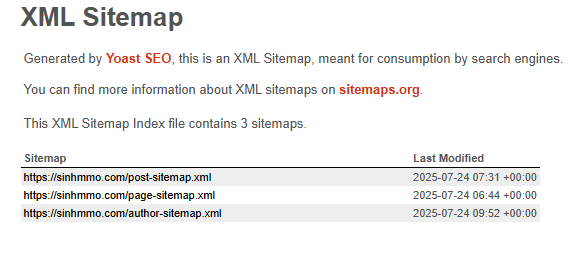 The sitemap issue has been successfully fixed.