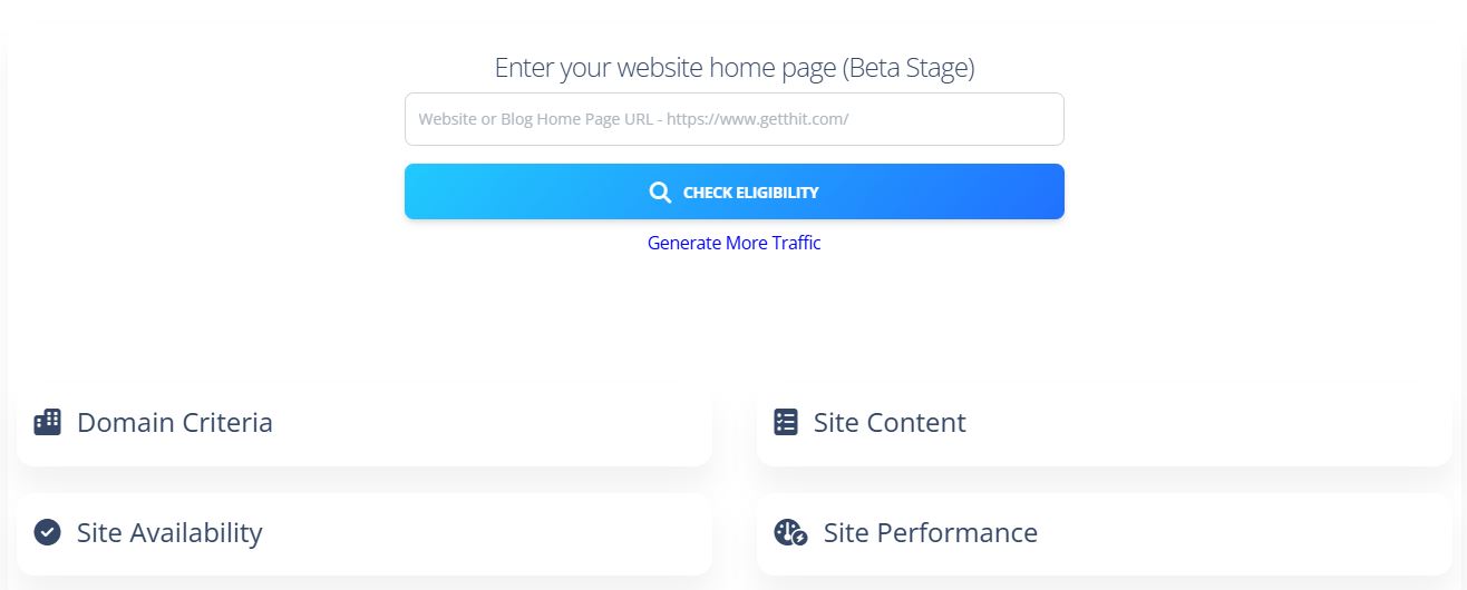 Check Website's Eligibility For Google AdSense Approval