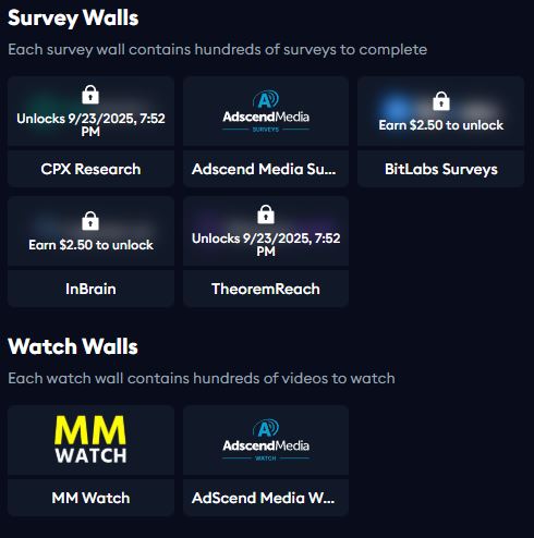 Survey Walls