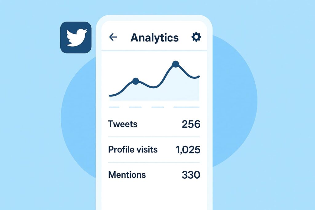 X analytics dashboard example
