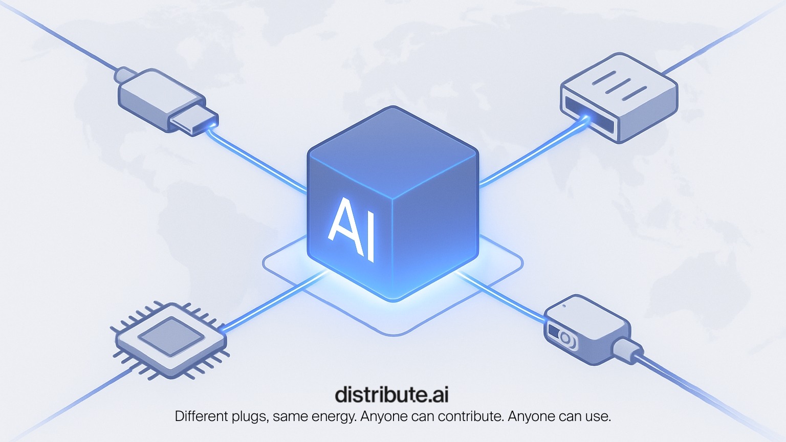 Earn Money Online with DistributeAI ($DIS)” — PC + browser icons + tokens