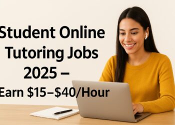 Student Online Tutoring Jobs 2025 – Earn $15–$40Hour