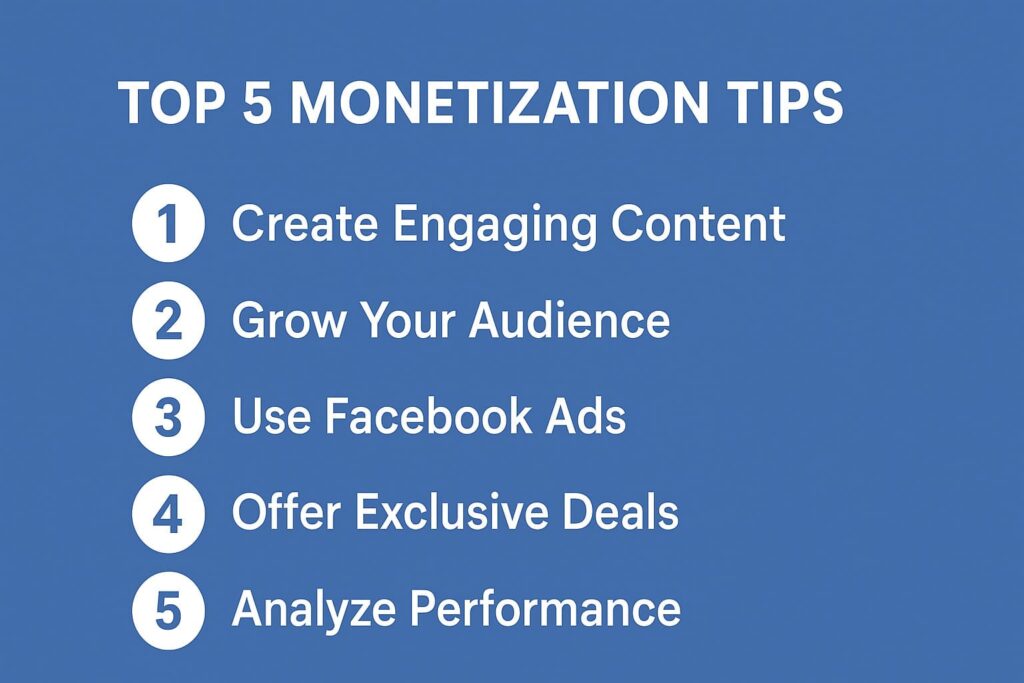Tips to Increase Your Facebook Earnings