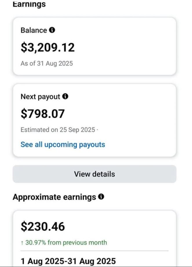 Facebook Monetization
