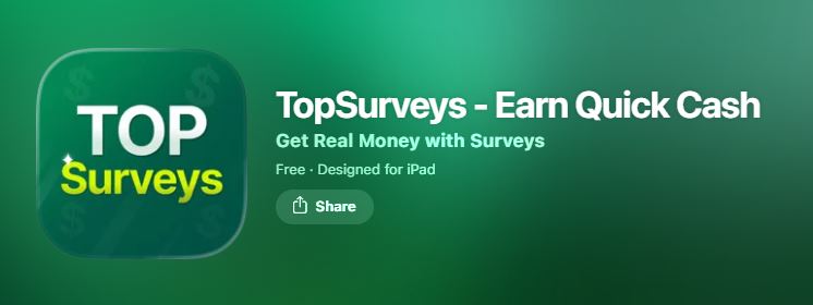 Topsurveys on IOS