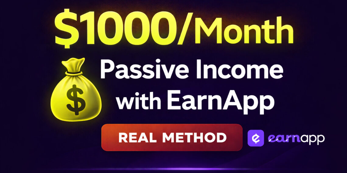 $1000 Month Passive Income with EarnApp
