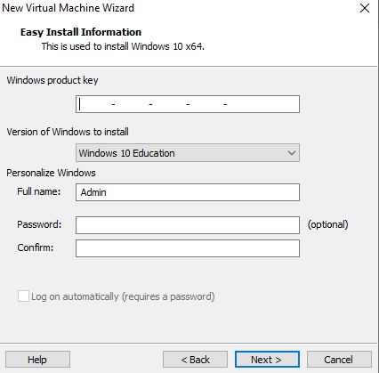 Creat virtual machine3