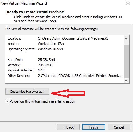 Creat virtual machine5