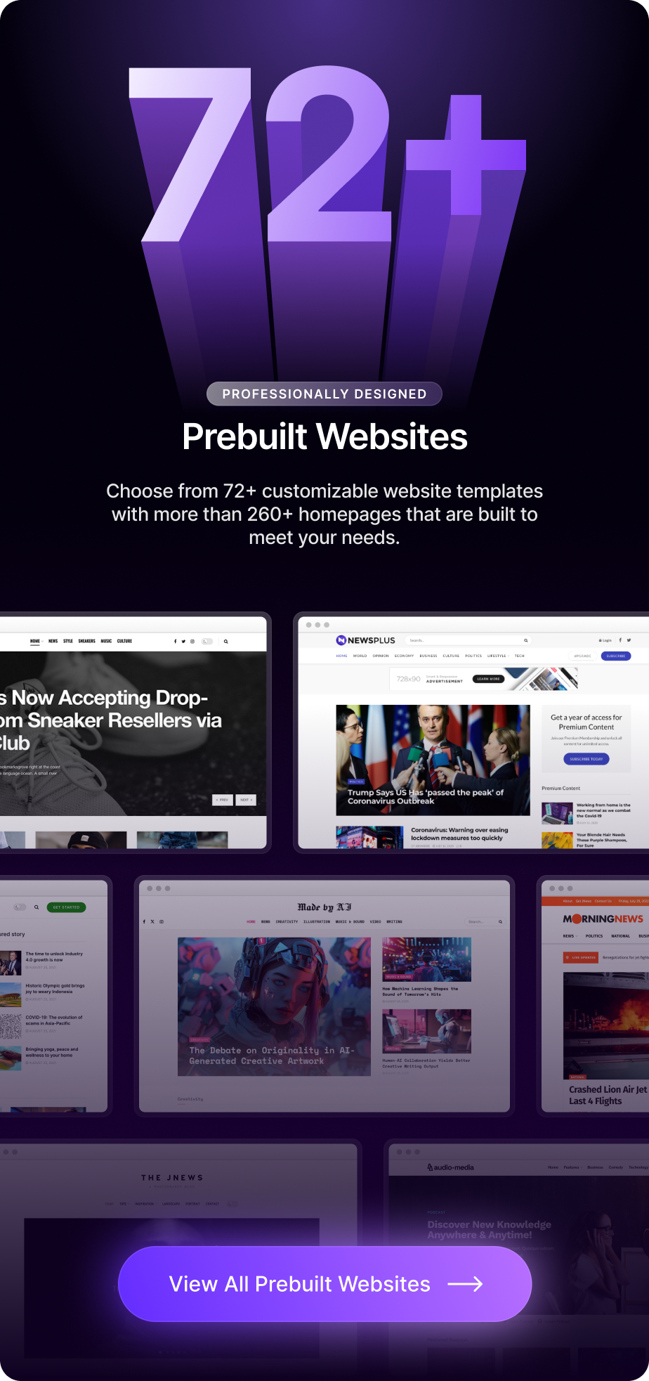 Prebuilt Websites