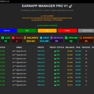 earnapp manager pro V1